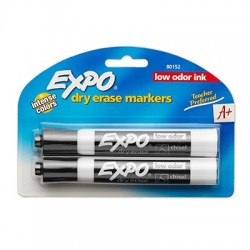 Expo Dry Erase Black, 2 Ct.