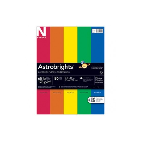 Astrobrights Colored Cardstock Primary Assortment