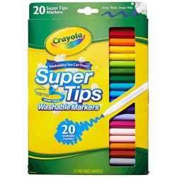 Washable Super Tip Marker 20 ct.