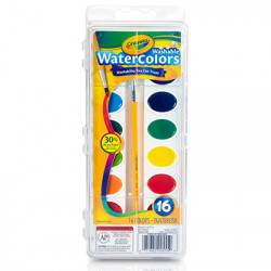 Crayola Washable Watercolors, 16 Colors