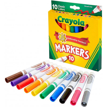 Crayola Broad Line Markers 10 count