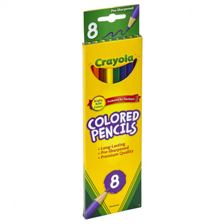 Crayola Colored Pencils, 8 ct Crayola Colored Pencils, 8 ct
