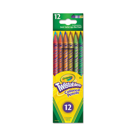 Caryola Twistable Crayons, 12 ct