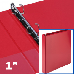 View Binder D-ring 1" Red
