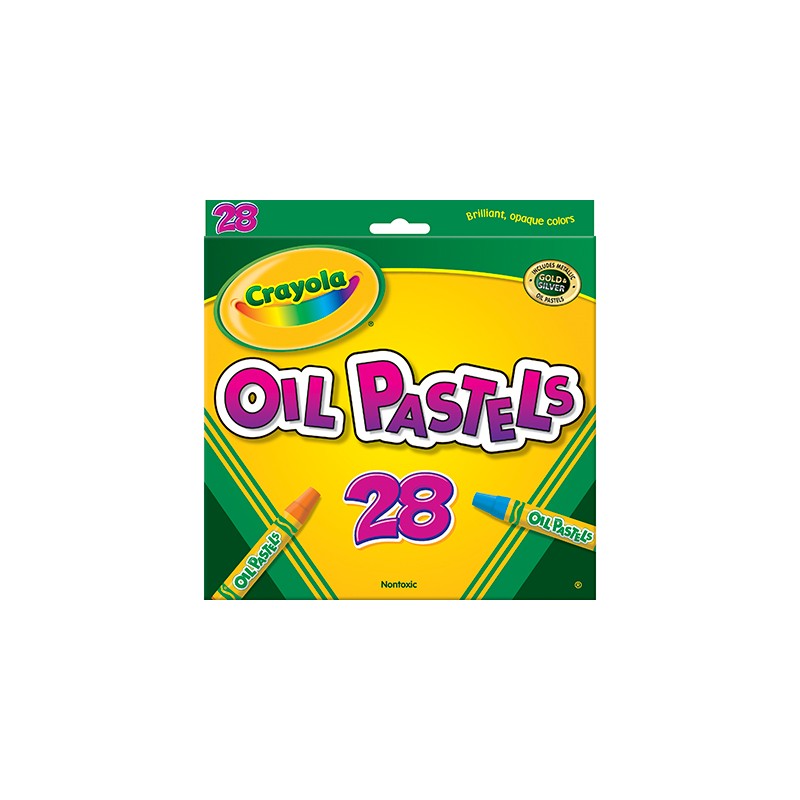 Crayola Oil Pastels, 28 color set