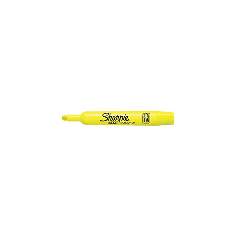 Sharpie Accent Highlighter, Fluorescent Yellow